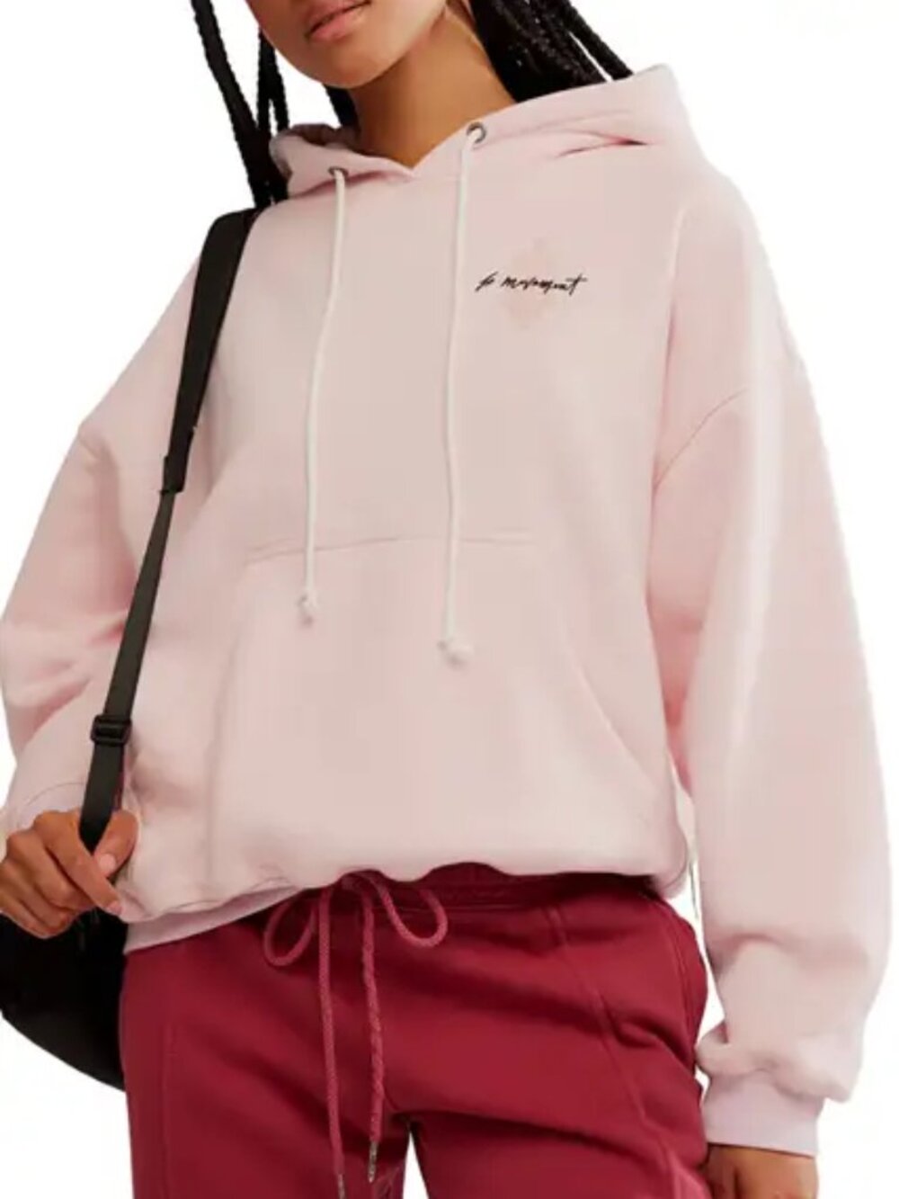 FREE PEOPLE FP Movement Final Call Graphic Buti Logo Hoodie
